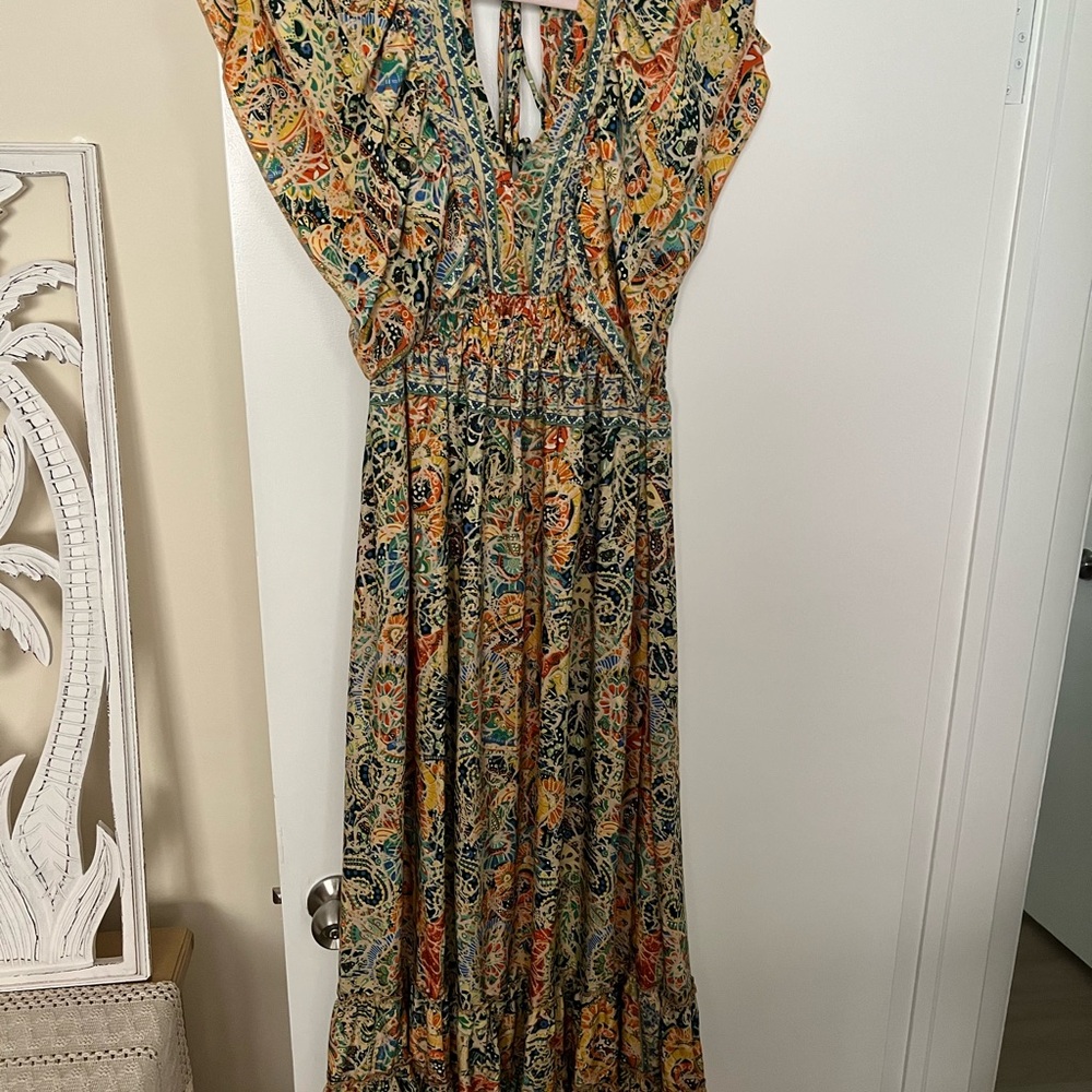 Multicolor Bohemian Maxi Dress